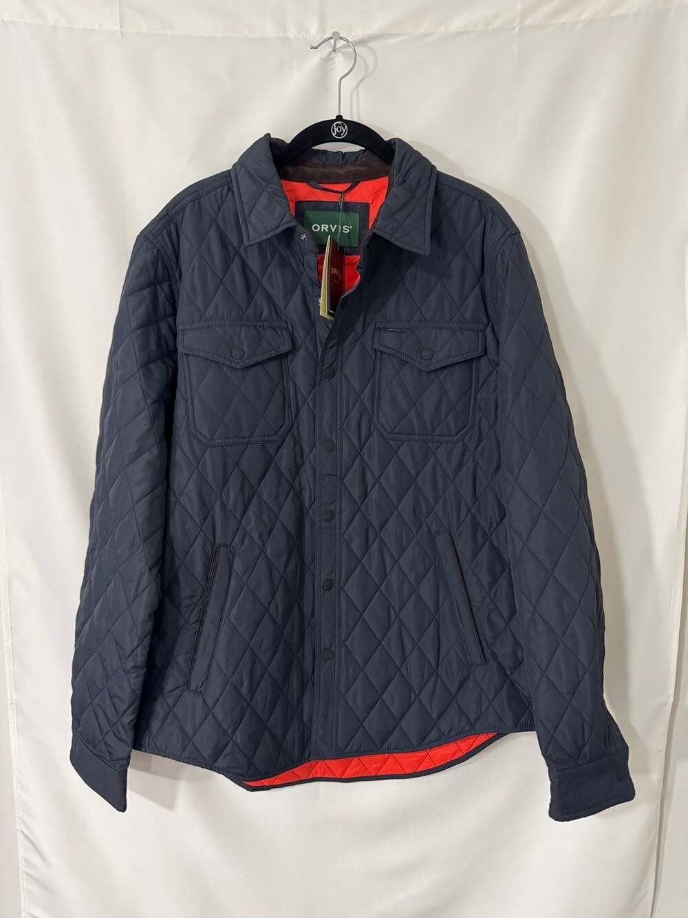 Orvis Quilted Jacket New With Tags **small flaw on front pocket